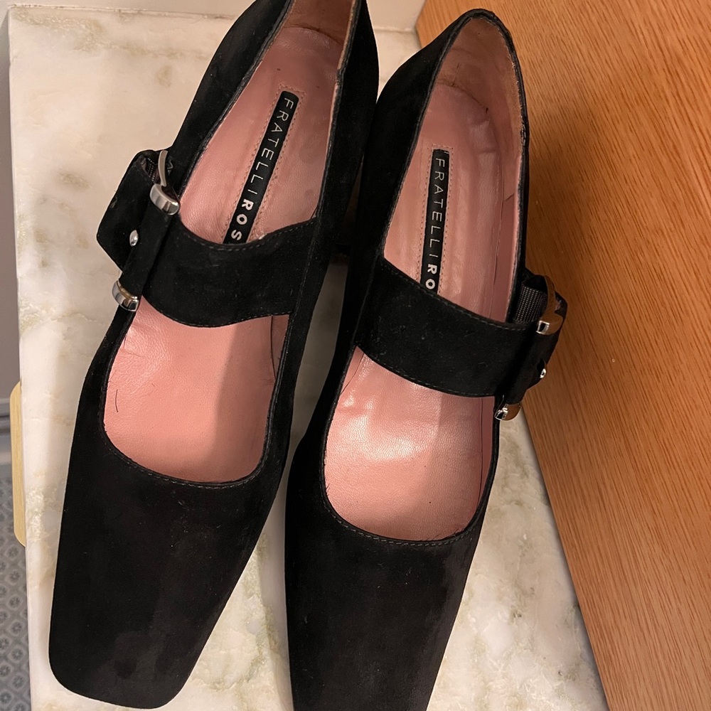 Fratelli Rossetti Suede Mary Janes